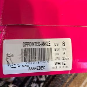 White High Heel Pump